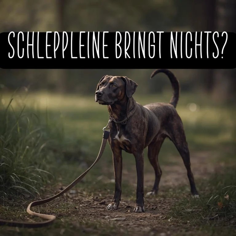 So funktioniert das Training mit Schleppleine